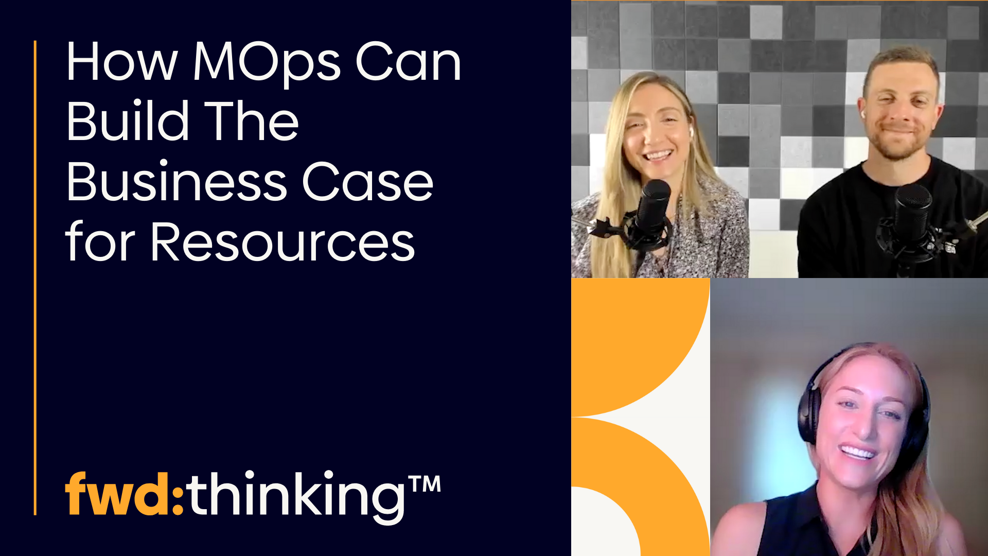 How MOps Can Build The Business Case for Resources Liz Medlicott, Dir